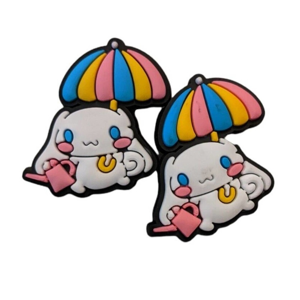 Cinnamoroll Sanrio Shoe Charms 2pc Clogs Sandals Cute Kawaii Women Girls